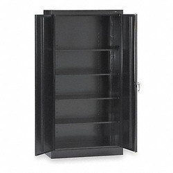 Tennsco Storage Cabinet,72"x36"x24",Black,4Shlv 7224BK