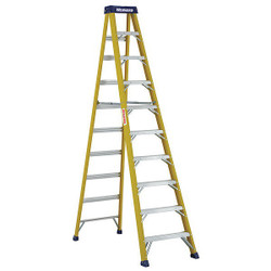 Westward Stepladder,Fiberglass,IAA,10 ft. 44YY37