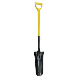 Westward Drain Spade,27" Handle,6" Blade  4LVR6