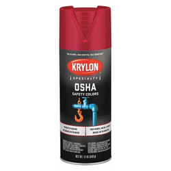 Krylon Spray Paint,Safety Red,Gloss K02116777