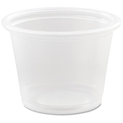 Dart Disposable Portion Cup,1 oz,Clear,PK2500  100PC