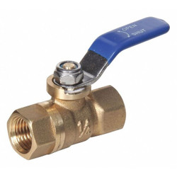 Midwest Control Mini Brass Ball Valve,1/4" FPT MFBV-25