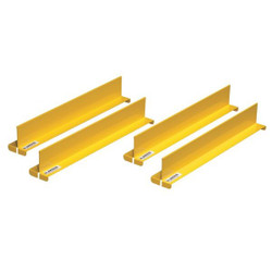 Justrite Shelf Divider Set,2-1/32 In. W,Steel 29985