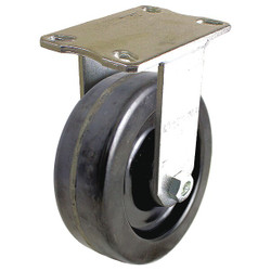 Sim Supply Standard Plate Caster,Wheel 8" dia.  P27R-PH080R-16