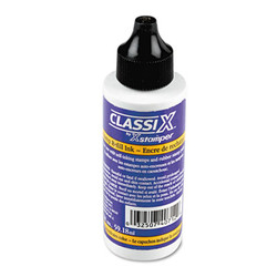 ClassiX® Refill Ink For Classix Stamps, 2 Oz Bottle, Black 036043