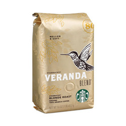 Starbucks® VERANDA BLEND Coffee, Ground,1 lb Bag, 6/Carton 12413968