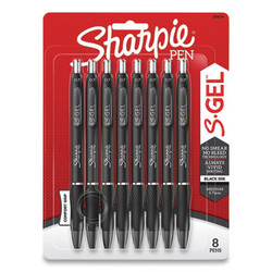 Sharpie® S-Gel™ PEN,GEL,RETR,MD,8PK,BK 2096139