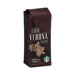 Starbucks® Caffe Verona Bold Whole Bean Coffee, 1 lb Bag, 6/Carton 12411949