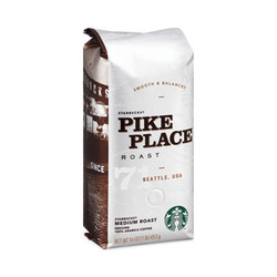 Starbucks® Coffee, Pike Place, 1 lb Bag, 6/Carton 12411954