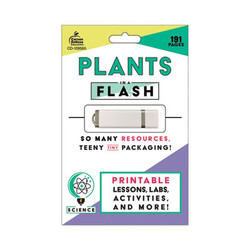 Carson-Dellosa Education In a Flash USB, Plants, Grades K to 3, 191 Pages 109565