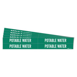 Brady Pipe Marker,PK5 7219-4-PK