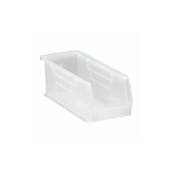 Quantum Storage Systems Hang and Stack Bin,Clear,PP,4 in QUS224CL
