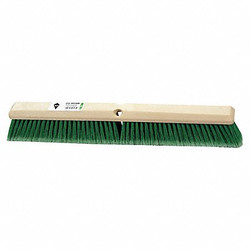 Tough Guy Push Broom Head,Threaded,24" Sweep Face 3H388