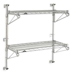 Metro Wire Wall Shelf,34x18x48in,ShlfCap 125lb SW33C-2-1848