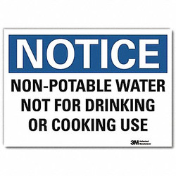 Lyle Notice Sign,5inx7in,Reflective Sheeting U5-1426-RD_7X5