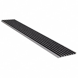 Wooster Products Stair Nosing,Black,36in W,Extruded Alum 141BLA3