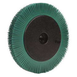 Scotch-Brite Radial Bristle Brush,T-S,8Diax1W,50G,PK2 61500189446