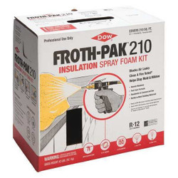 Froth-Pak Insulating Spray Foam Kit,Cream,42 lb 12031897