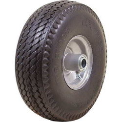 Sim Supply Flat-Free Wheel,4",225 lb.  53CM50