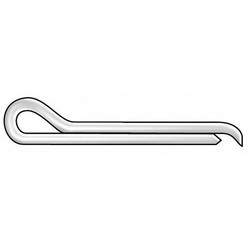 Sim Supply Cotter Pin,0.25 in dia,4 in L,PK25  U39351.025.0400