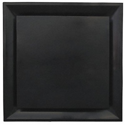 American Louver Ceiling Diffuser,Black,6-1/4" Depth STR-PQ-8BK