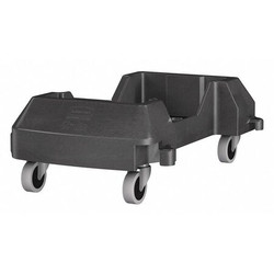 Rubbermaid Commercial Container Dolly,200 lb. Load Cap.,Black 1980602