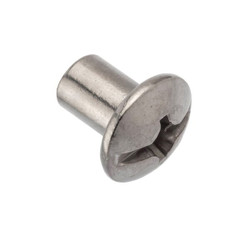 Sim Supply Barrel Bolt,1/2"L,316SS,5/16"-18,PK5  2JGP9