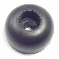Manufacturer Varies Bumper,3/4 In.,Black,Rubber,PK25 2085W-017