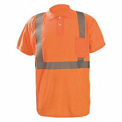 Occunomix Polo Shirt,L,ANSI Class 2 LUX-SSPP2B-OL