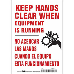 Condor Safety Sign,10 inx7 in,Vinyl 475A48