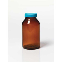 Sim Supply Bottle,178 mm H,Amber,101 mm Dia,PK12  3UDF3