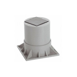 Diversitech Heat Pump Riser, 500 lb Limit, Gray HPR-6-2P