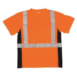 Kishigo T-Shirt,Black Sided,Class 2,Orange,2XL 9115-2X