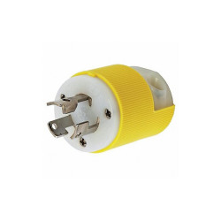 Hubbell Plug,125V,15A,L5-15P,2P,3W,1PH  HBL47CM20C