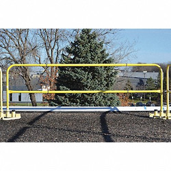 Garlock Safety Systems Safety Guardrail,Yellow 409283