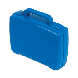 deflecto® Little Artist Antimicrobial Storage Case, Blue 39506BLU