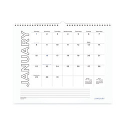 AT-A-GLANCE® CALENDAR,MODERN MNTHLY,MD PM8M28