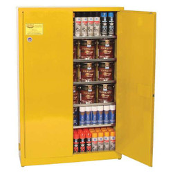 Eagle Mfg HazmatStorageCabinet,Yellow,Steel YPI77X