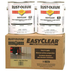 Rust-Oleum Floor Coating,Clear,1 gal,Kit 256673