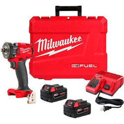 Milwaukee M18 FUEL 2855-22R 1/2"" Compact Impact Wrench w/ Friction Ring Kit