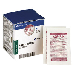 First Aid Only Pain Relief,Tablet,PK20 FAE-7004