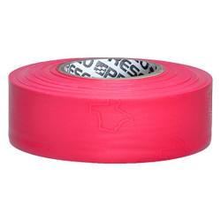 Manufacturer Varies Flaging Tape, Pink, 150 ft L, 1 3/16 in TXPG-200