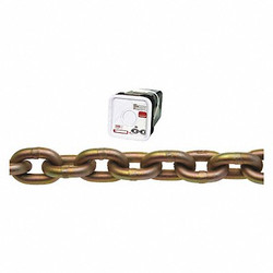 Campbell Chain,65ft,1/4in,Transport,Gold Chromate  T0510426