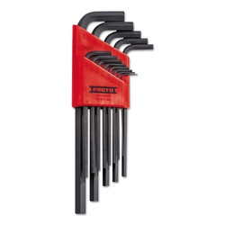 Long Hex Key Sets, 13 Pc., Hex Tip, Inch