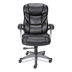 Alera® CHAIR,BIRNS,LEATHER,HB,BK ALEBN41B19