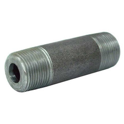 Beck Black Pipe Nipple,Threaded,3/4x3 In 0332715408