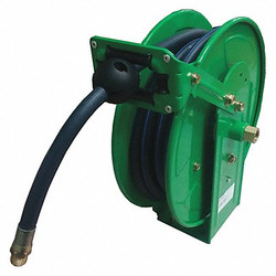 Speedaire Spring Return Hose Reel,1/4" MNPT,50 ft  45UZ37