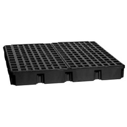 Eagle Mfg Spill Platform,w/Drain,60.5 gal.,4 Drum 1635BD