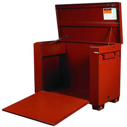 Crescent Jobox Drop-Front Jobsite Box,45 in,Brown 1-657990