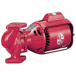 Bell & Gossett Hydronic Circulating Pump,Flanged,1/6HP 102206